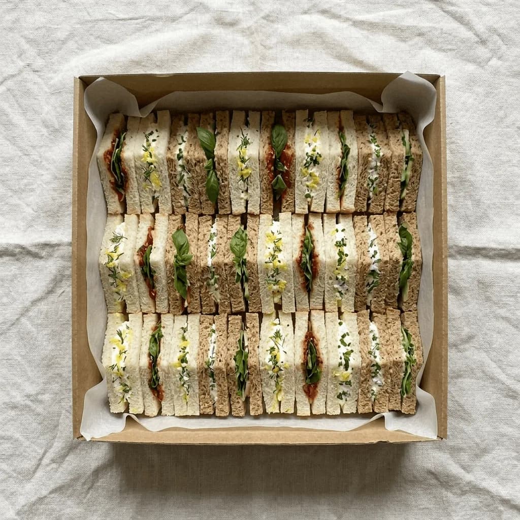 Vegetarian Finger Sandwich Platter